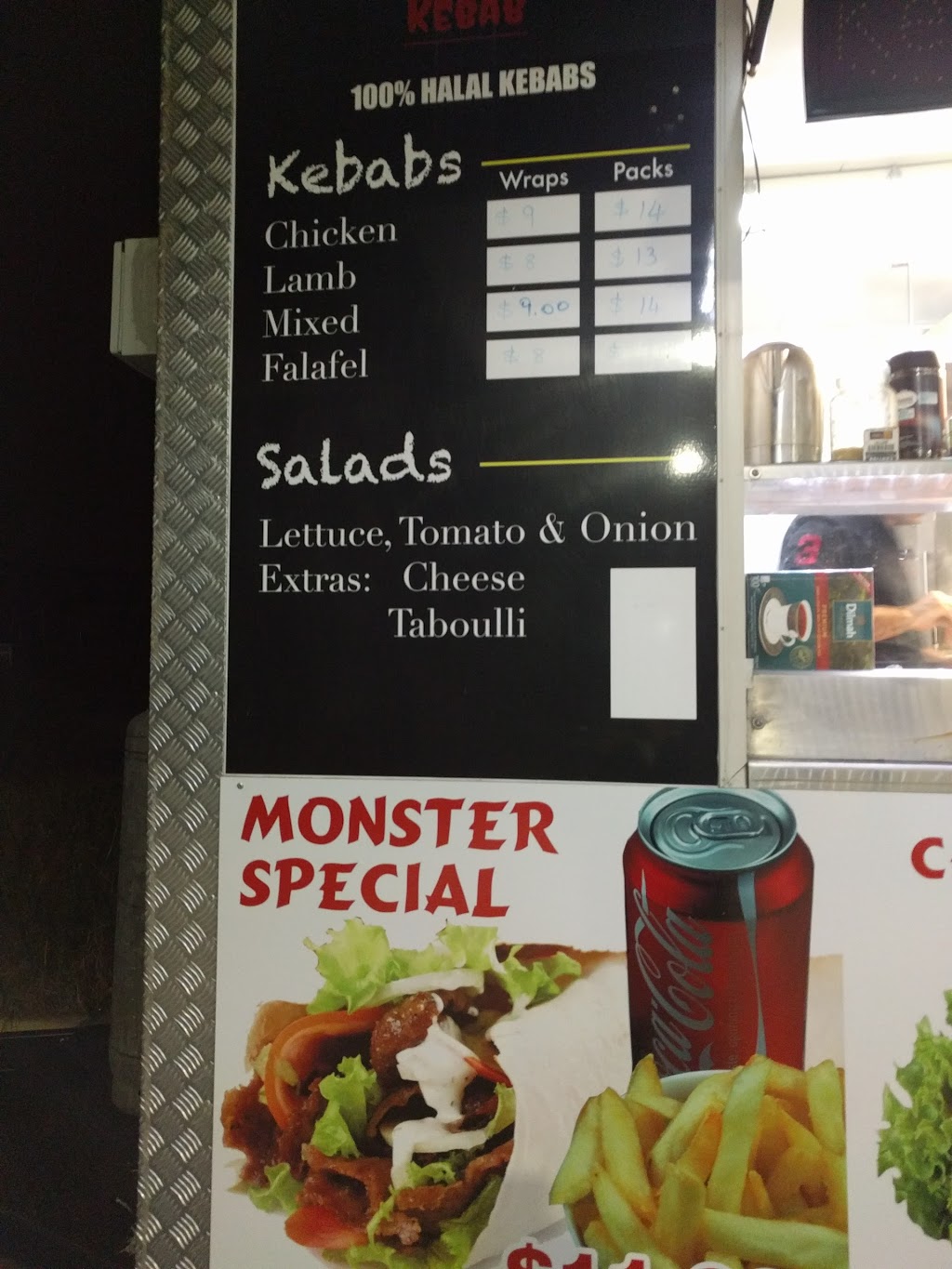 Monster Kebab Endeavour Hills | restaurant | 13/17 Heatherton Rd, Endeavour Hills VIC 3802, Australia | 0450997057 OR +61 450 997 057