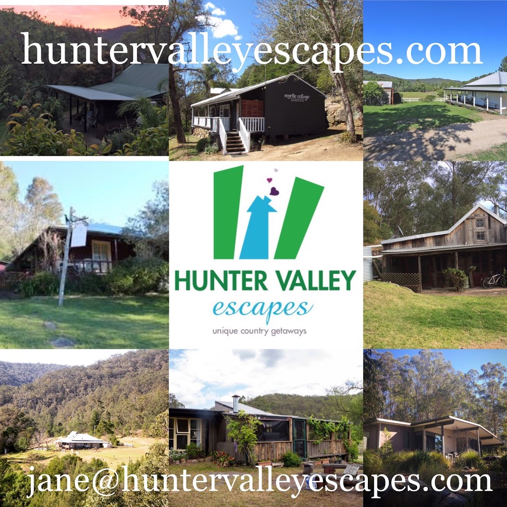 Hunter Valley Escapes | 183 A Hayes Rd, Millfield NSW 2325, Australia | Phone: 0409 416 416