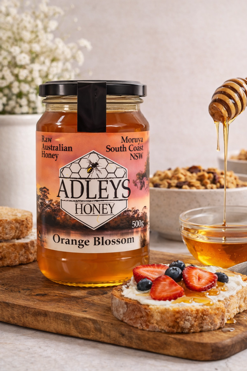 Adleys Honey | 16-24 Yarragee Rd, Moruya NSW 2537, Australia | Phone: 1300 741 020