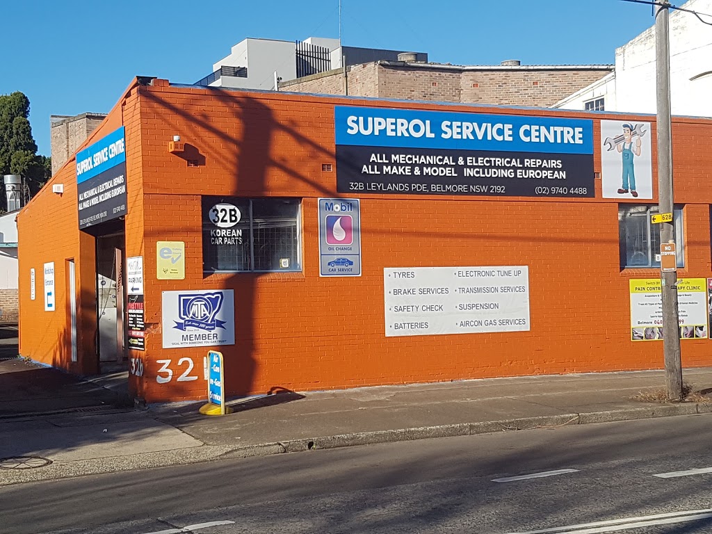 Superol Service centre | car repair | 32 Leylands Parade, Belmore NSW 2192, Australia | 0297404488 OR +61 2 9740 4488