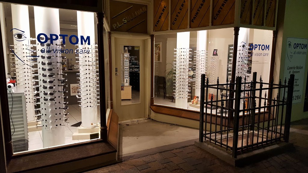 Optom All Vision Care | health | 52 George St, Moonta SA 5558, Australia | 0888252104 OR +61 8 8825 2104