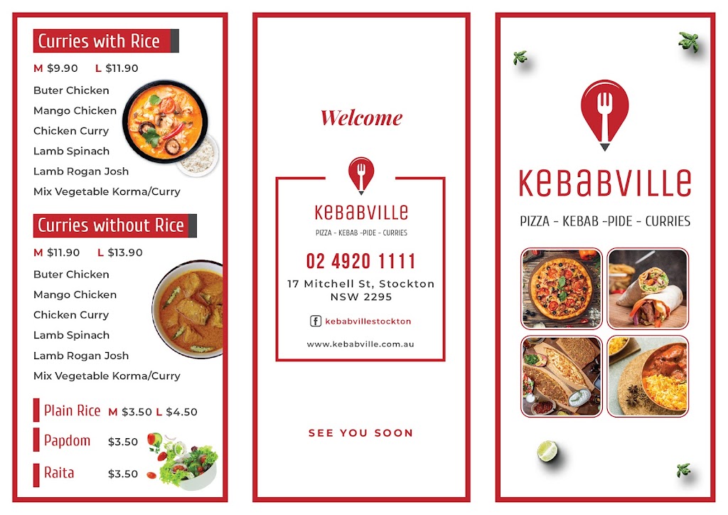 Kebabville | restaurant | 17 Mitchell St, Stockton NSW 2295, Australia | 0249201111 OR +61 2 4920 1111