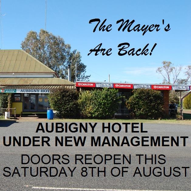 Aubigny Hotel | lodging | 1277 Oakey Pittsworth Rd, Aubigny QLD 4401, Australia | 0746915137 OR +61 7 4691 5137