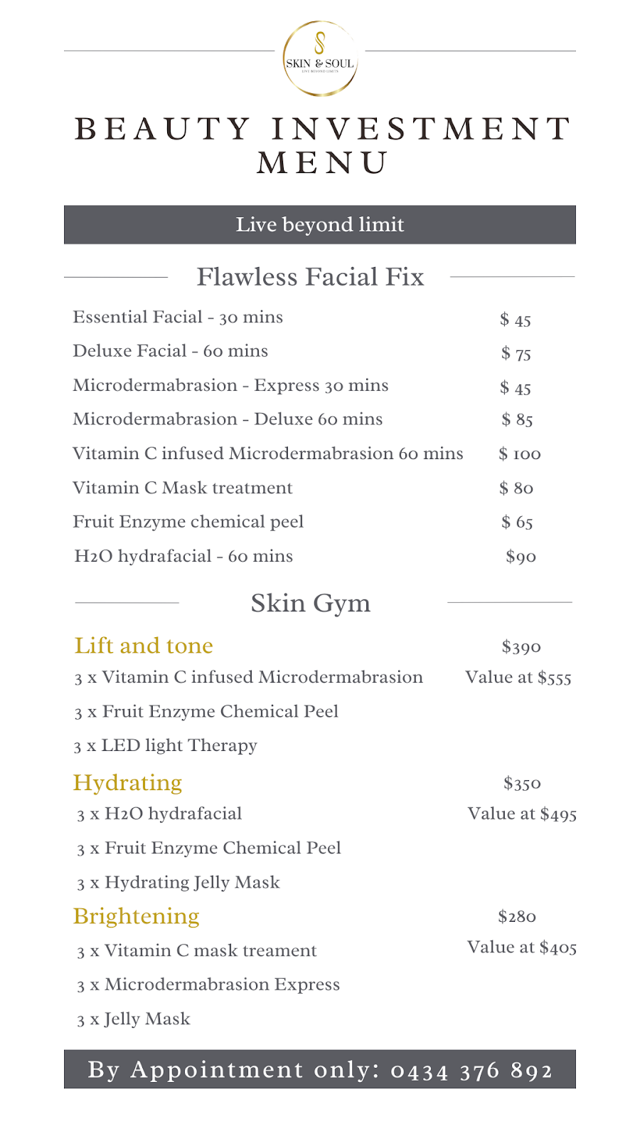 Skin&Soul | 18 Spearfelt St, Kurunjang VIC 3337, Australia | Phone: 0434 376 892