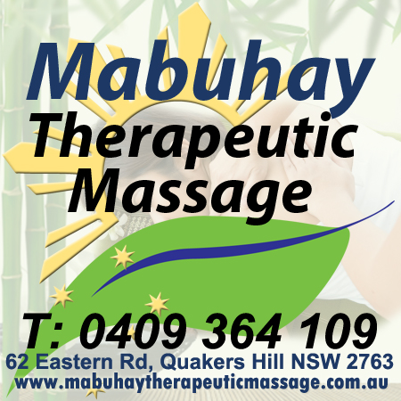 Mabuhay Therapeutic Massage, Back Pain, Sciatica, Frozen Shoulde | health | 62 Eastern Rd, Quakers Hill NSW 2763, Australia | 0298372653 OR +61 2 9837 2653