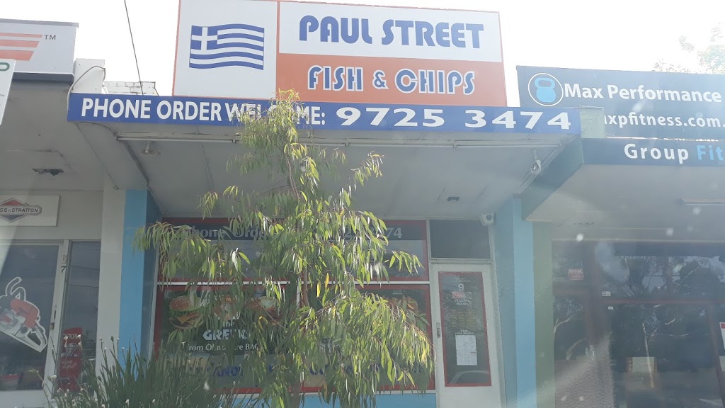 Paul Street Fish Shop | restaurant | 9 Paul St, Croydon VIC 3136, Australia | 0397253474 OR +61 3 9725 3474