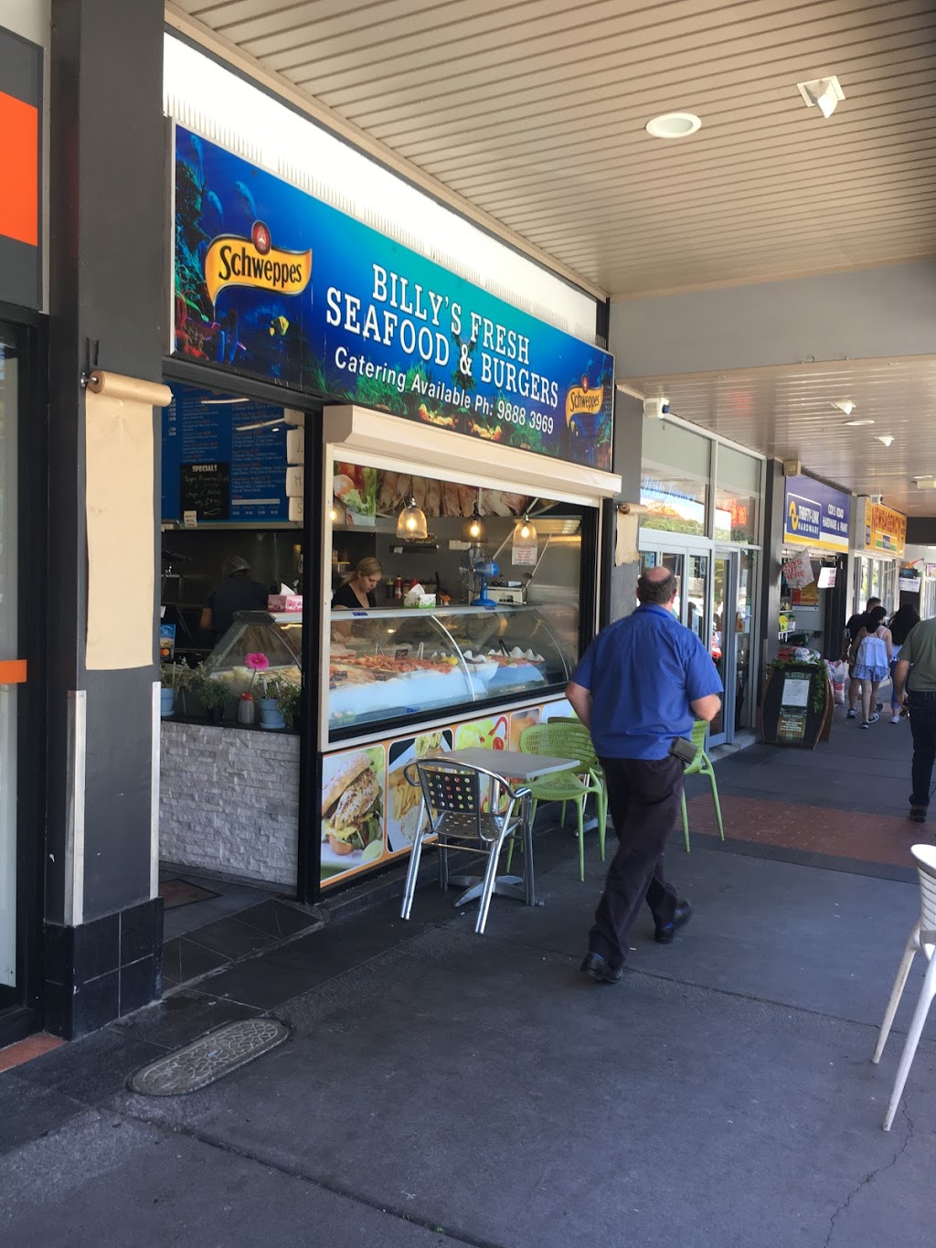 Billys Fresh Seafood & Burgers | restaurant | Shop no 12/213 Coxs Rd, North Ryde NSW 2113, Australia | 0298883969 OR +61 2 9888 3969