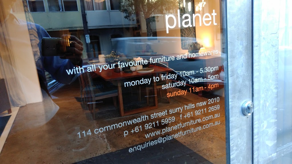 planet furniture | 114 Commonwealth St, Surry Hills NSW 2010, Australia | Phone: (02) 9211 5959