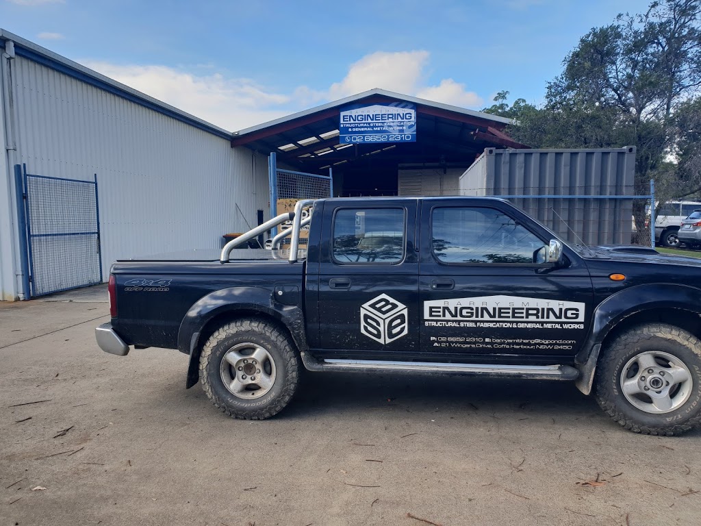 Barry Smith Engineering PTY Ltd. | 21 Wingara Dr, Coffs Harbour NSW 2450, Australia | Phone: (02) 6652 2310