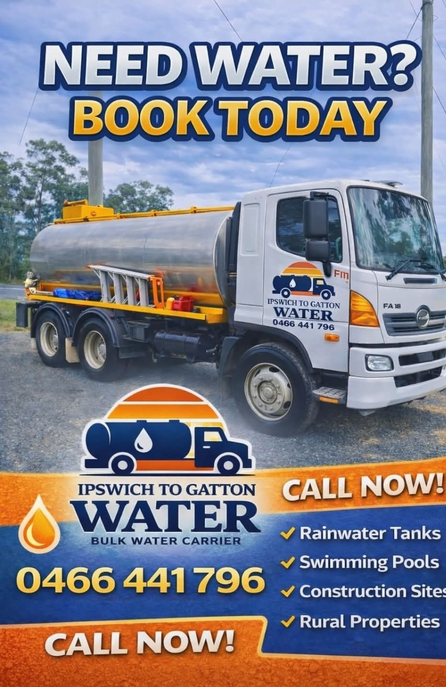 Ipswich to Gatton water | 70 Harpeng Dr, Minden QLD 4311, Australia | Phone: 0466 441 796