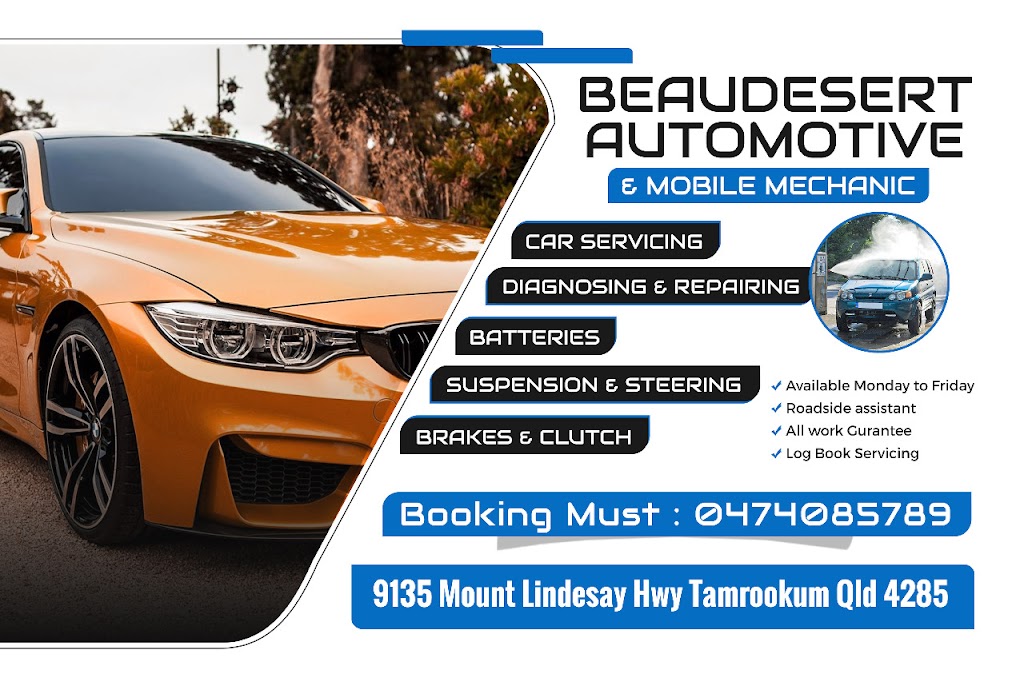 Beaudesert Automotive | car repair | 9135 Mount Lindesay Hwy, Tamrookum QLD 4285, Australia | 0477382681 OR +61 477 382 681