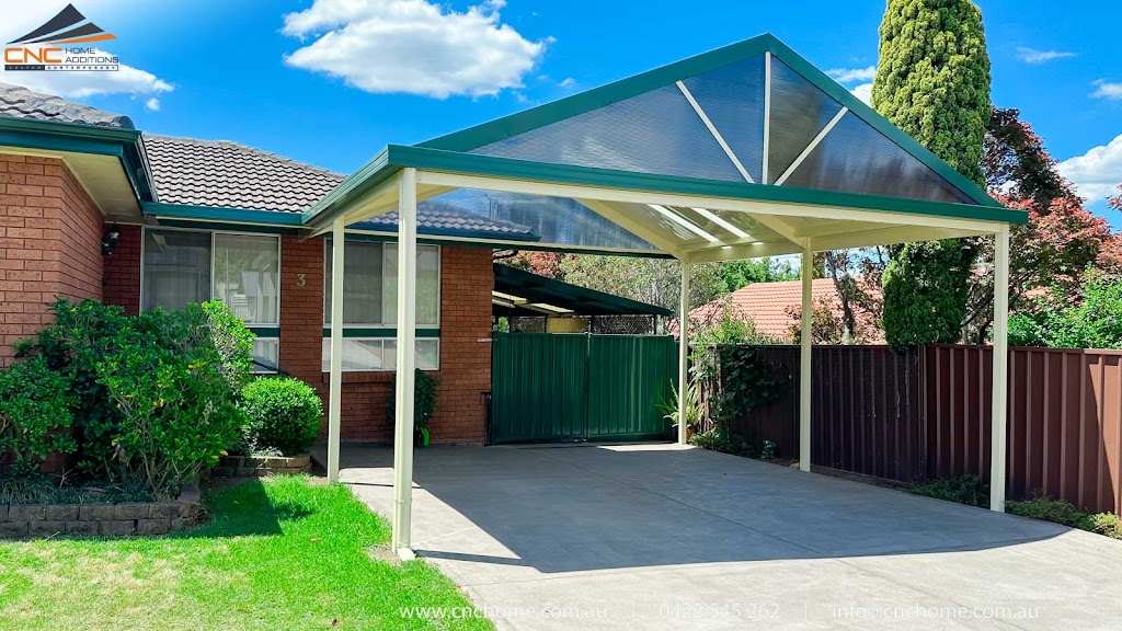 CNC Home Additions | Patio, Pergola, Carport & Sunroom Builders | 7 Byrock Pl, Hinchinbrook NSW 2168, Australia | Phone: 0422 545 262