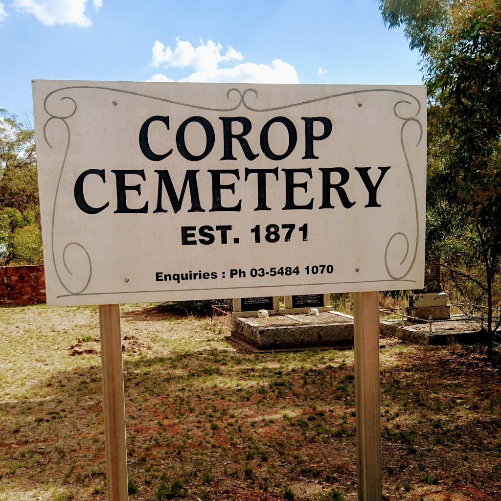 Corop Cemetery Bushland Reserve | park | Cemetery Road, Corop VIC 3559, Australia | 131963 OR +61 131963