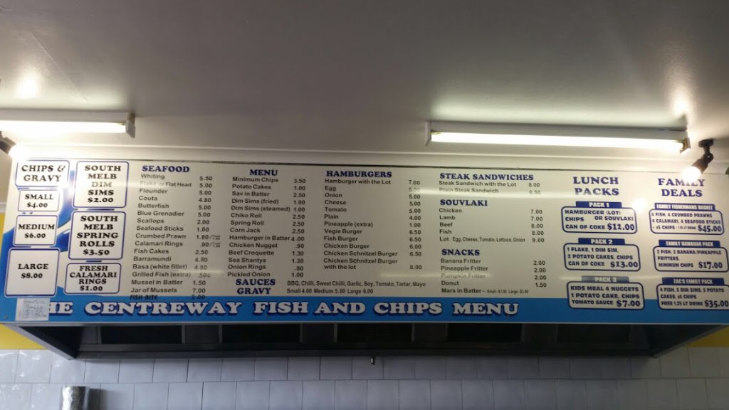 The Centreway Fish & Chip Shop | meal takeaway | 11 The Centreway, Lara VIC 3212, Australia | 0352823348 OR +61 3 5282 3348
