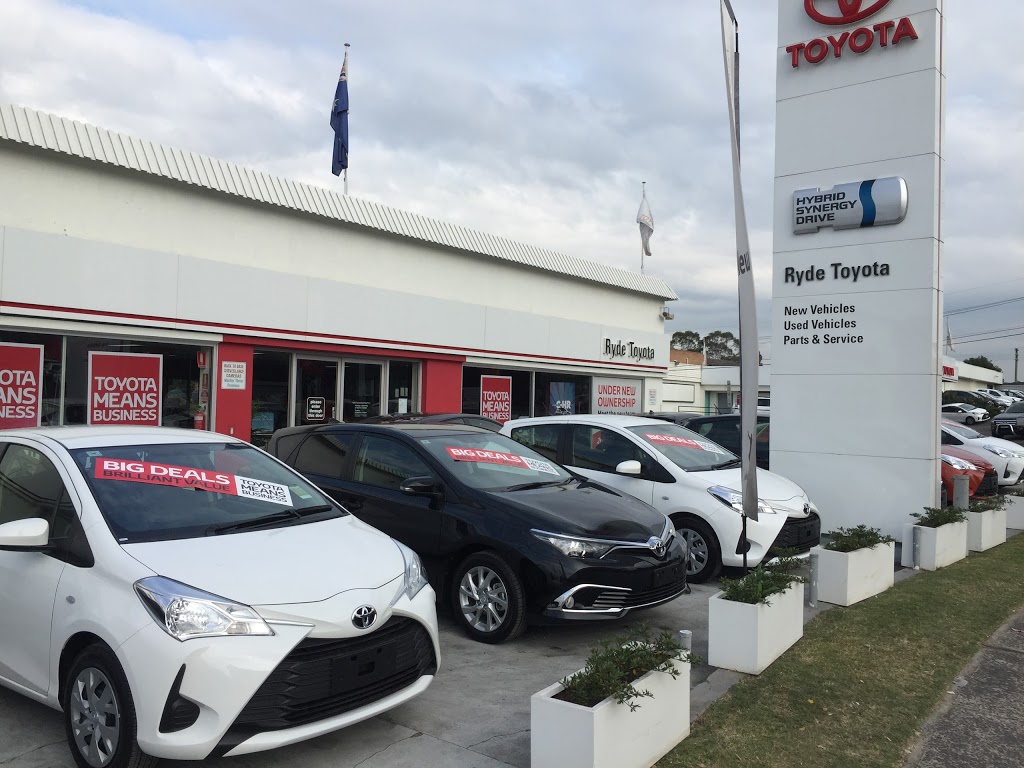 Ryde Toyota | 1046 Victoria Rd, West Ryde NSW 2114, Australia | Phone: (02) 9812 1777