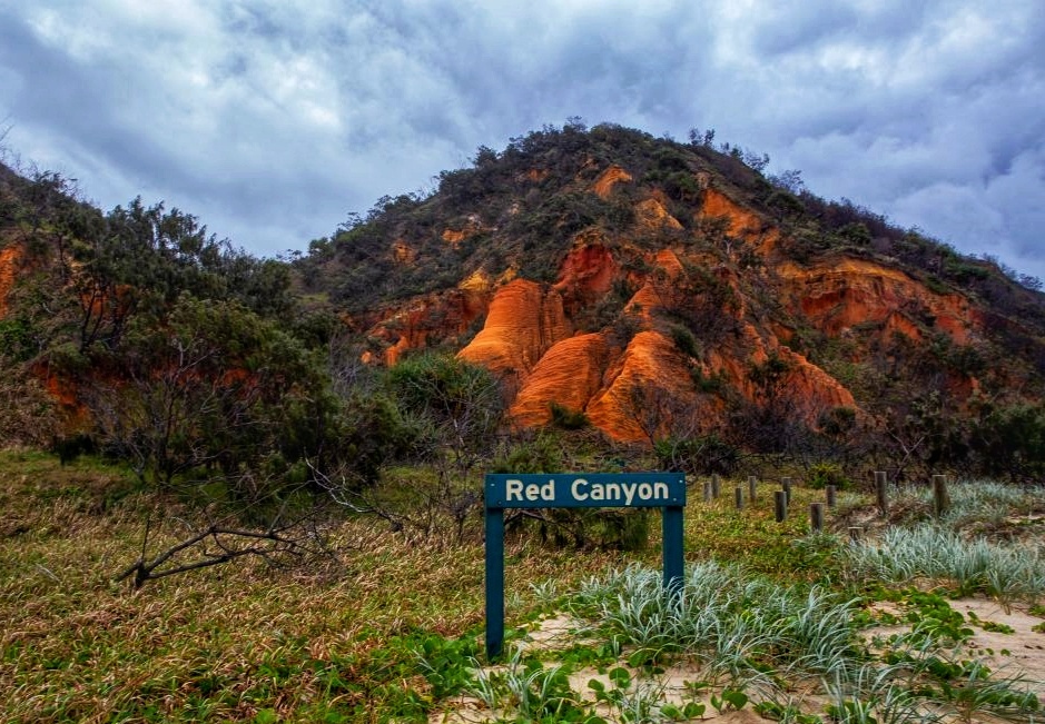 Red Canyon | Fraser Island Beach Track, Fraser Island QLD 4581, Australia | Phone: 13 74 68