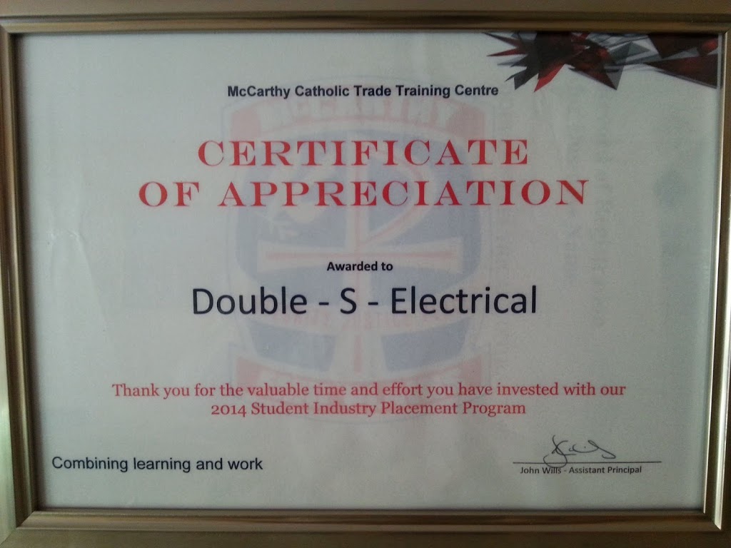Double S Electrical | 42 William Howell Dr, Glenmore Park NSW 2745, Australia | Phone: 0438 616 610
