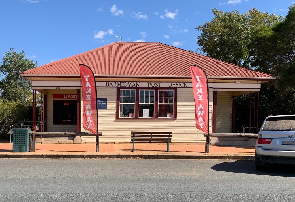 Australia Post - Barmedman LPO | post office | 60 Queen St, Barmedman NSW 2668, Australia | 0269762008 OR +61 2 6976 2008