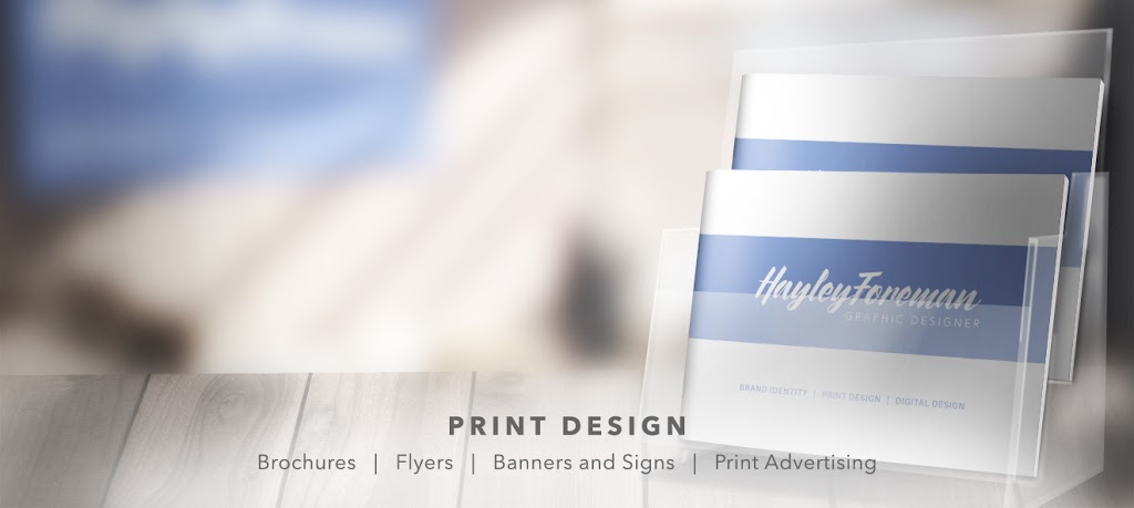 Hayley Foreman Graphic Designer | 22 Moani St, Wangi Wangi NSW 2267, Australia | Phone: 0405 122 371