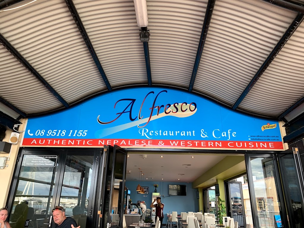 Alfresco Restaurant and Cafe | restaurant | 8/2 The Palladio, Mandurah WA 6210, Australia | 0895181155 OR +61 8 9518 1155