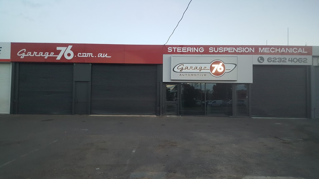 Garage76 Automotive | car repair | 76-78 Parramatta St, Phillip ACT 2606, Australia | 0262324062 OR +61 2 6232 4062