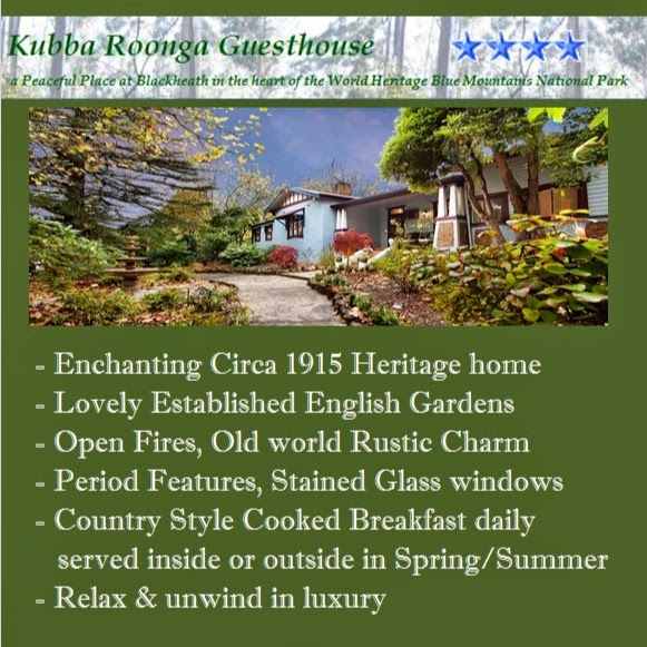 Kubba Roonga Guesthouse | lodging | 9 Brentwood Ave, Blackheath NSW 2785, Australia | 0247875224 OR +61 2 4787 5224