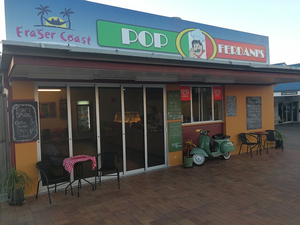 Pop Ferdanis Italian Eatery | restaurant | Corner of Torquay Rd &, Denmans Camp Rd, Scarness QLD 4655, Australia | 0434685958 OR +61 434 685 958