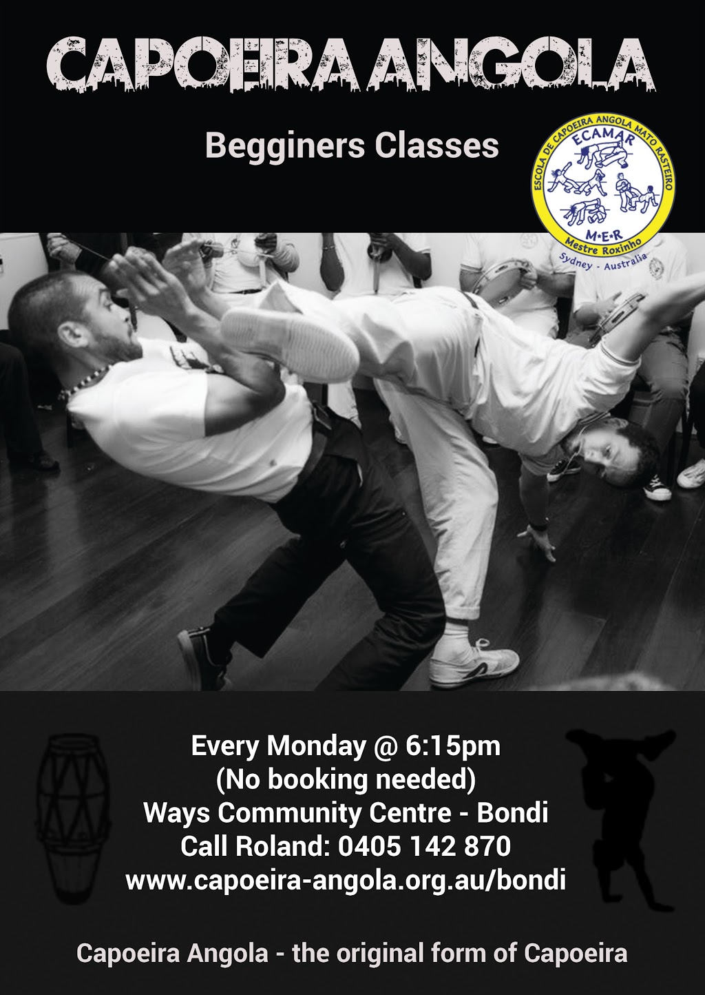Capoeira Angola ECAMAR School in Bondi Beach | health | 63A Wairoa Ave, Bondi Beach NSW 2026, Australia | 0405142870 OR +61 405 142 870