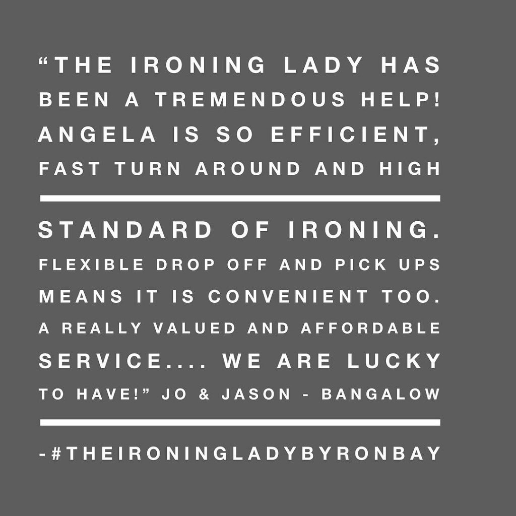 The Ironing Lady Byron Bay | laundry | Suffolk Park NSW 2481, Australia | 0414719680 OR +61 414 719 680