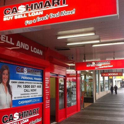 Cashmart Pawnbrokers | store | 428 Nepean Hwy, Frankston VIC 3199, Australia | 0397815674 OR +61 3 9781 5674
