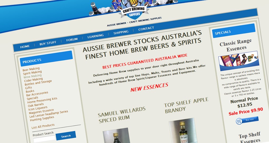 Aussie Brewer | store | Box 202 Clifton Beach, Clifton Beach QLD 4879, Australia | 1800649088 OR +61 1800 649 088