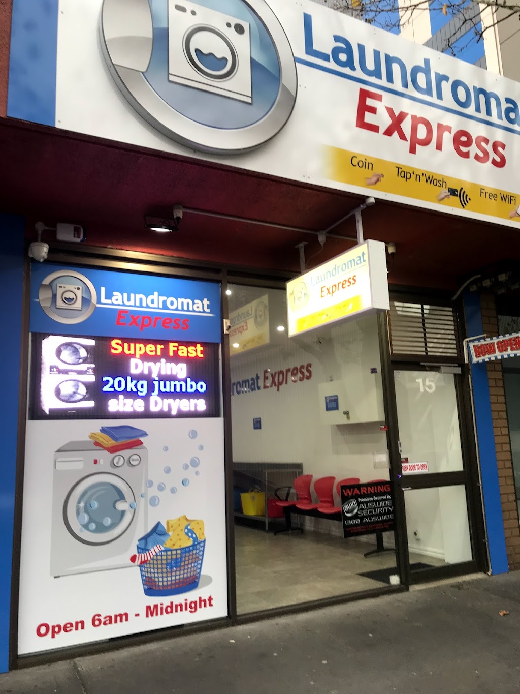 Laundromat Express | laundry | 15 Hall St, Moonee Ponds VIC 3039, Australia | 0418570987 OR +61 418 570 987