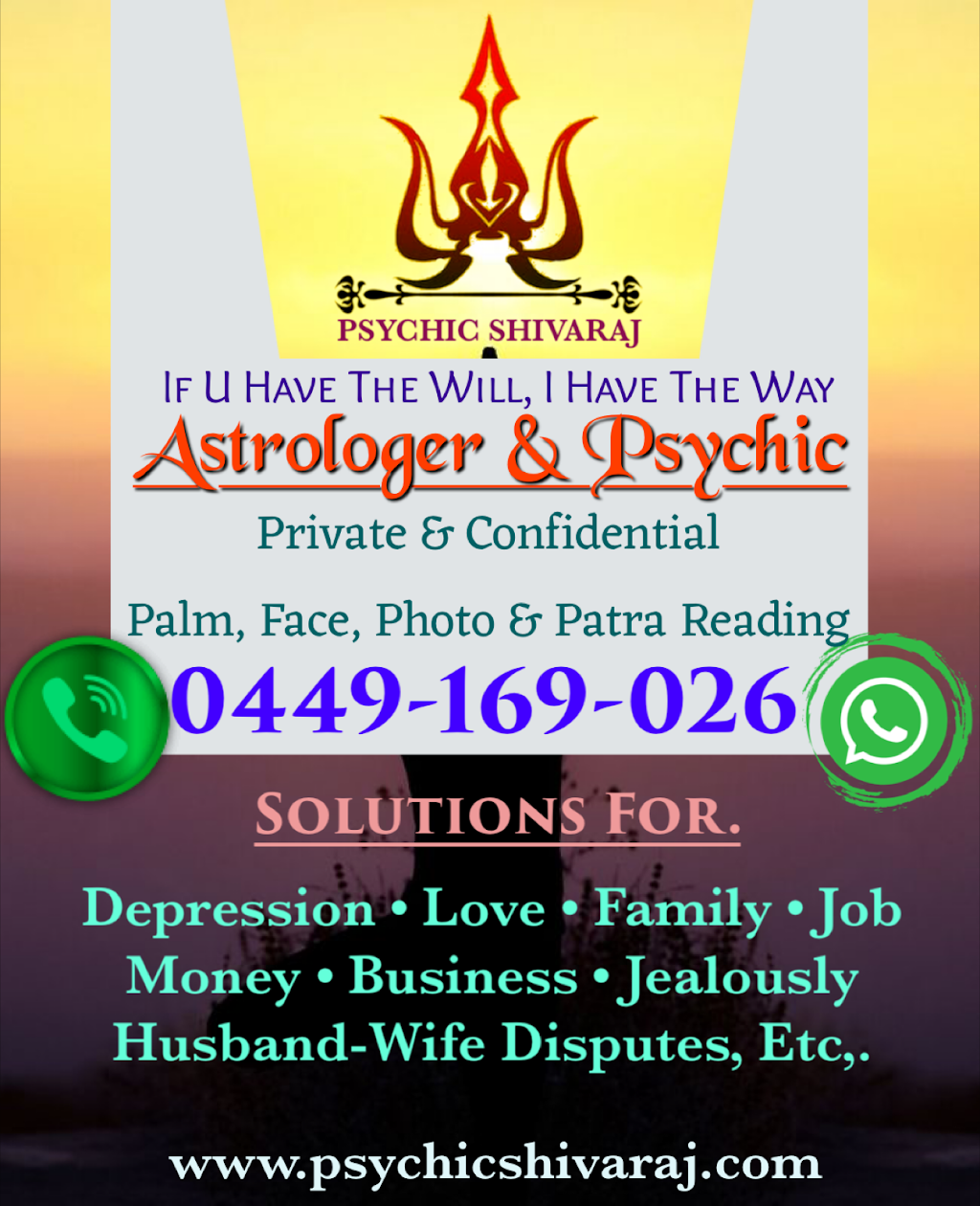 Shivaraj’s® Astrology & Psychic Readings in Melbourne*????Love s | hindu temple | 3 Mason St, Dandenong VIC 3175, Australia | 0449169026 OR +61 449 169 026