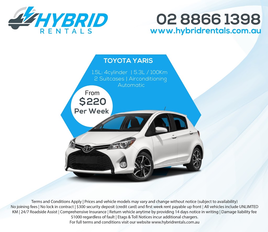 Hybrid Rentals | car rental | 561 Forest Rd, Bexley NSW 2207, Australia | 0288661398 OR +61 2 8866 1398