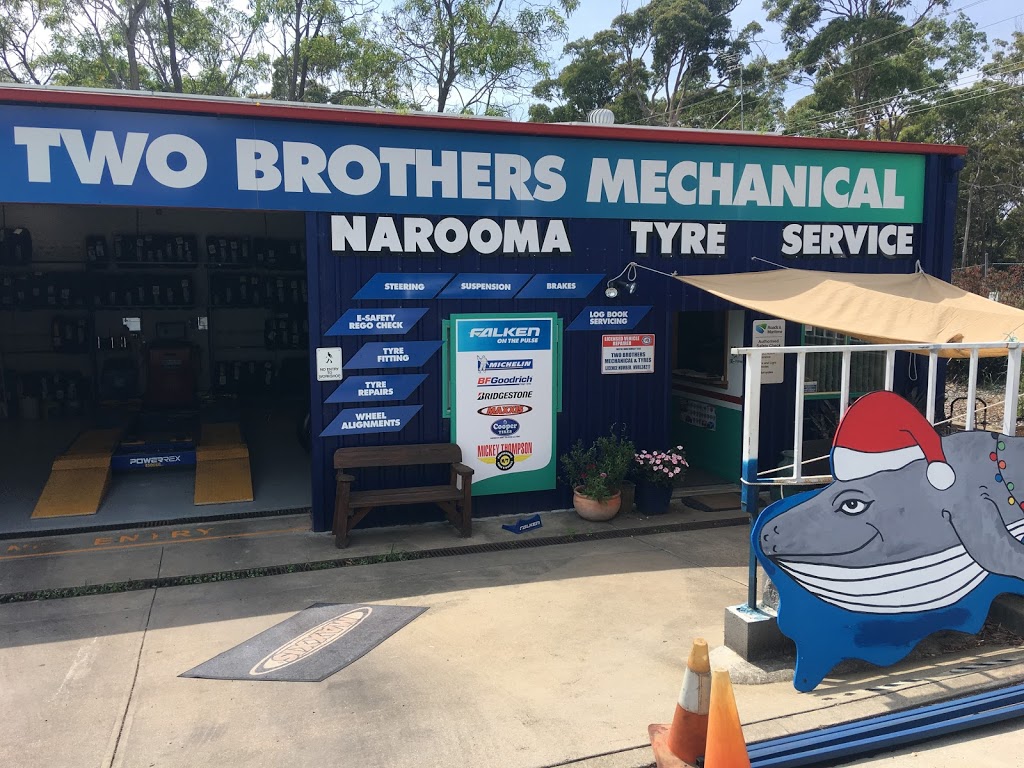 Two Brothers Tyre Service Narooma | car repair | 66 Glasshouse Rocks Rd, Narooma NSW 2546, Australia | 0244762671 OR +61 2 4476 2671