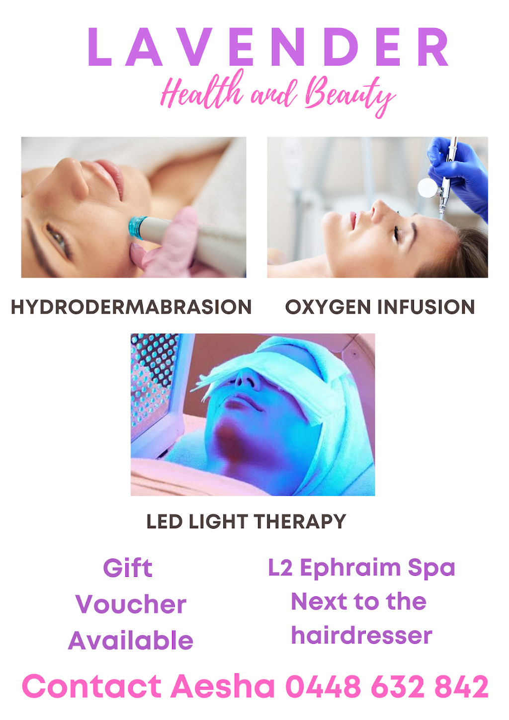 Lavender Health and Beauty ( Enhancing you the natural way ) | beauty salon | 2111 Ephraim Island, Paradise Point QLD 4216, Australia | 0448632842 OR +61 448 632 842