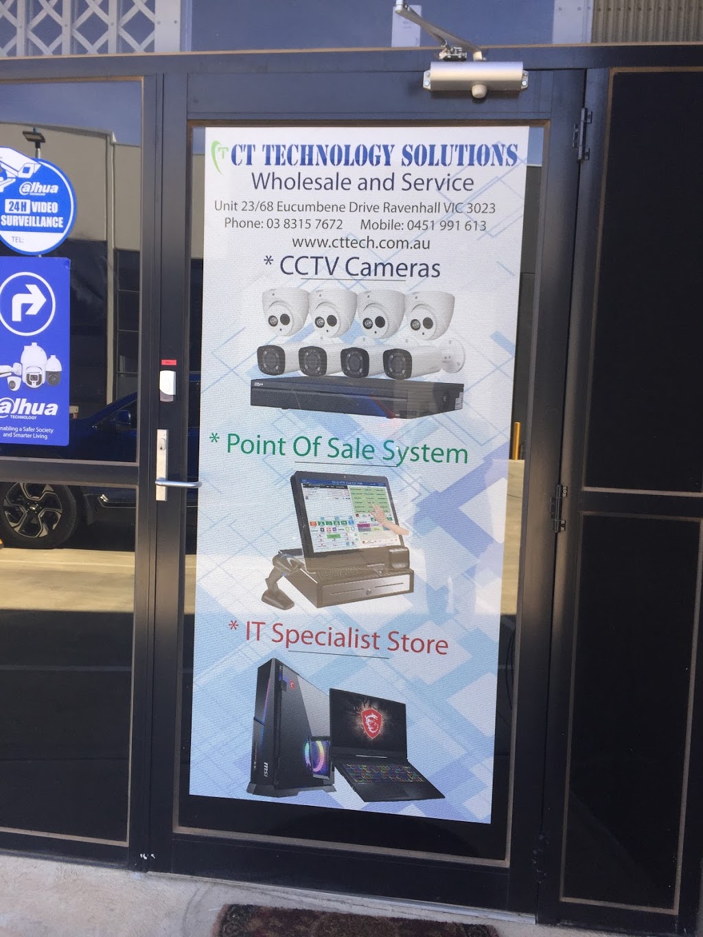 CT Technology Solutions Pty Ltd |  | Unit 23/68 Eucumbene Dr, Ravenhall VIC 3023, Australia | 0383157672 OR +61 3 8315 7672