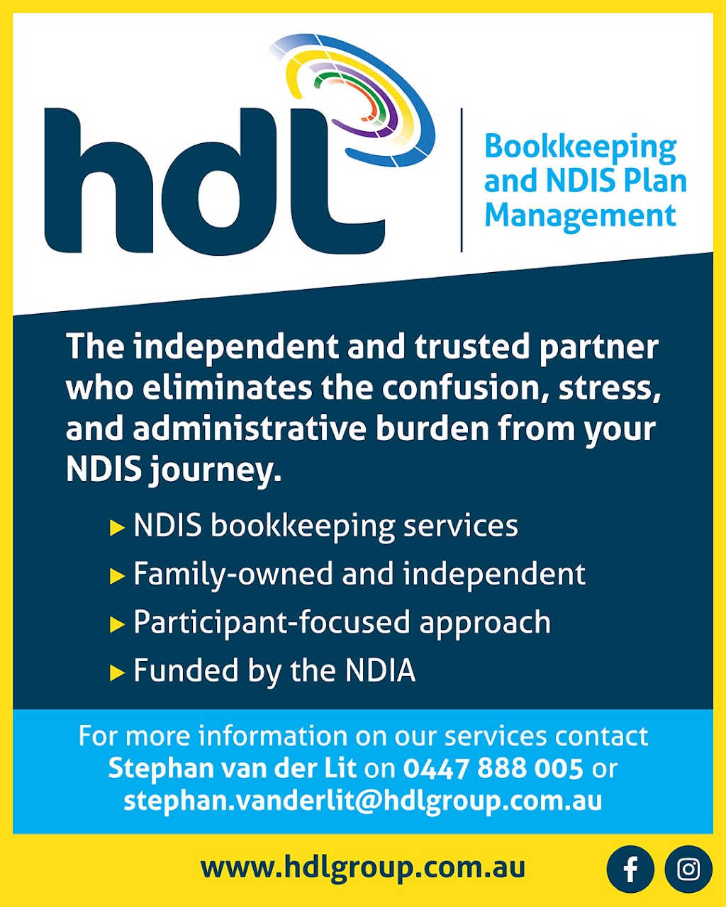 hdL Bookkeeping and NDIS Plan Management | 745-751 Boronia Rd, Wantirna VIC 3152, Australia | Phone: 0447 888 005