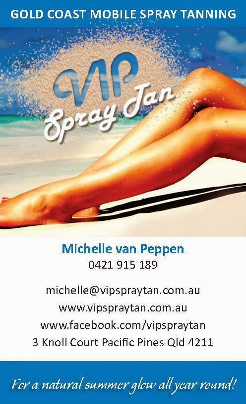 VIP Mobile Spray Tanning |  | 3 Knoll Ct, Gaven QLD 4211, Australia | 0421915189 OR +61 421 915 189