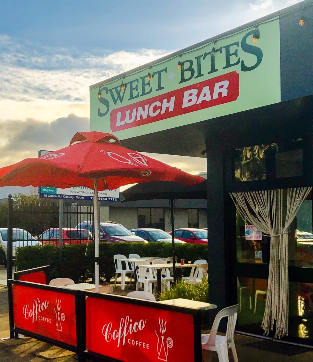 Sweet Bites Lunch Bar | cafe | 18 Coora Rd, Oakleigh South VIC 3167, Australia | 0385240144 OR +61 3 8524 0144
