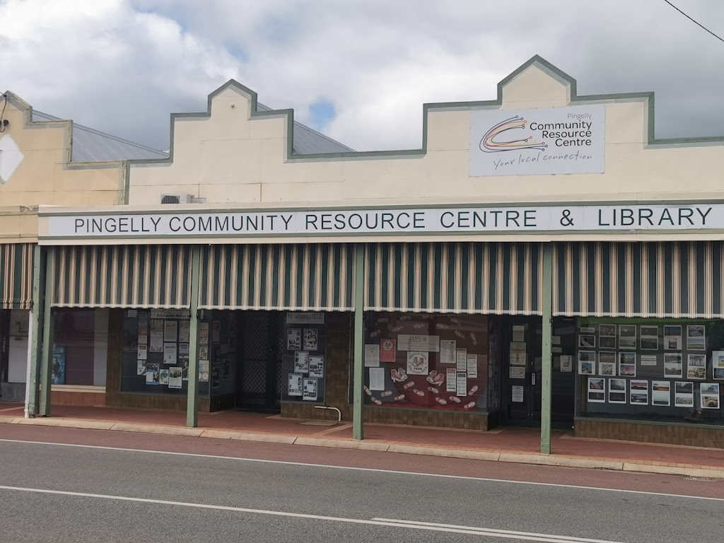 Pingelly Community Resource Centre Inc |  | 18 Parade St, Pingelly WA 6308, Australia | 0898871409 OR +61 8 9887 1409