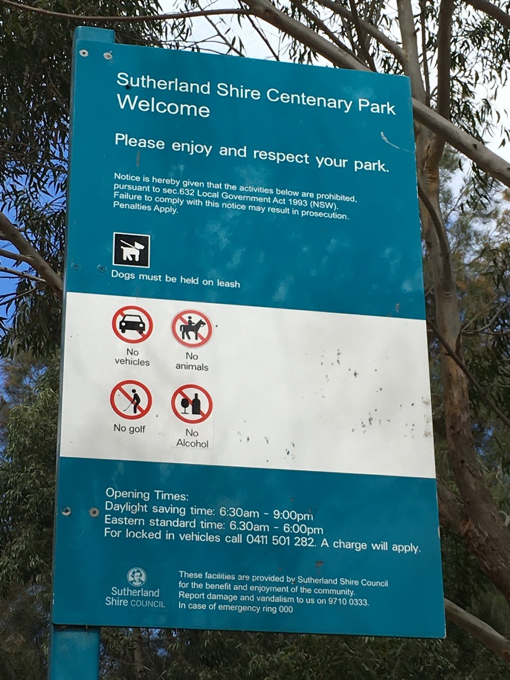 Sutherland Shire Centenary Park | park | 66-74 Karimbla Rd, Miranda NSW 2228, Australia | 0297100333 OR +61 2 9710 0333