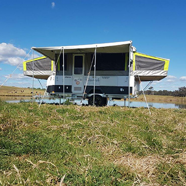 Unwind Camper Trailer Hire | 410 Brooks Point Rd, Appin NSW 2560, Australia | Phone: 0434 550 764