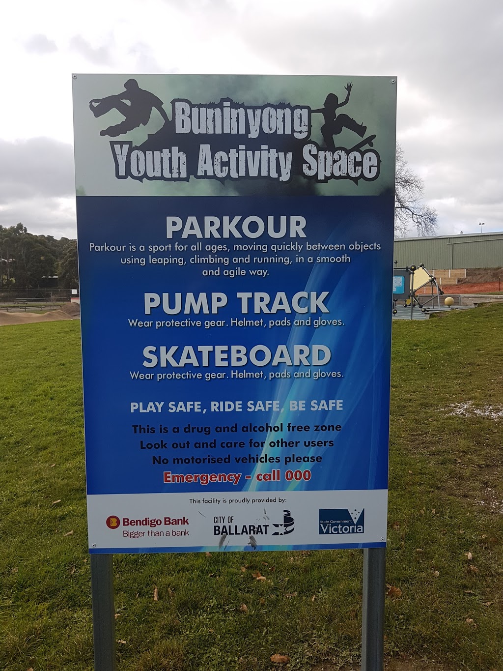 Buninyong Parkour Park | gym | 210 Forest St, Buninyong VIC 3357, Australia