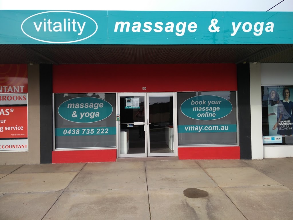 Vitality Massage And Yoga | gym | 18 William St, Cobram VIC 3644, Australia | 0438735222 OR +61 438 735 222