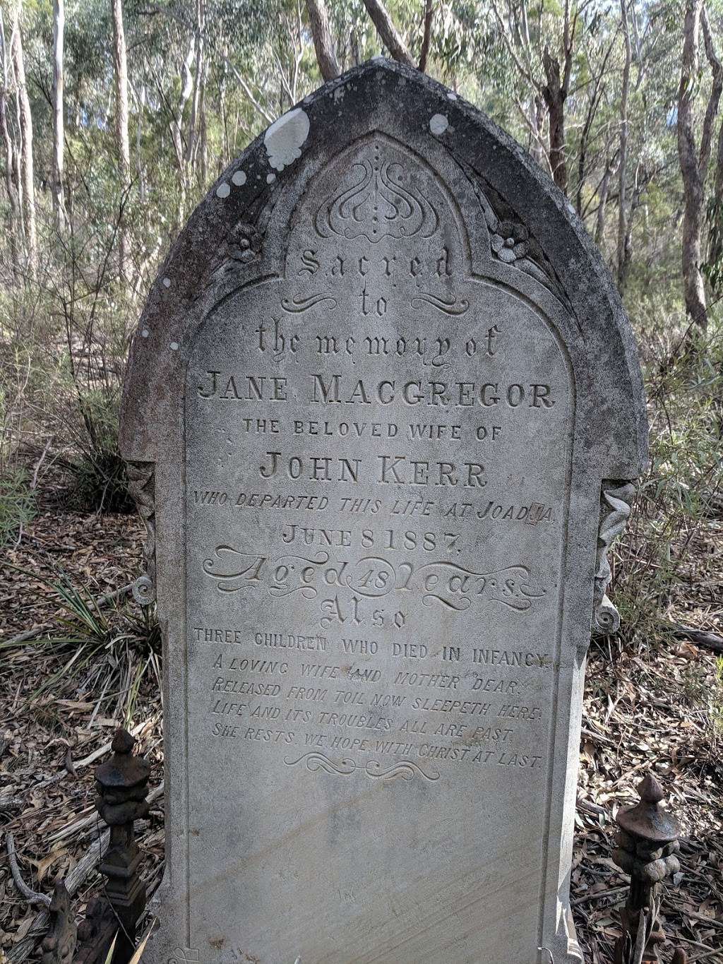 Historic Joadja Cemetery | cemetery | 1672 Joadja Rd, Joadja NSW 2575, Australia