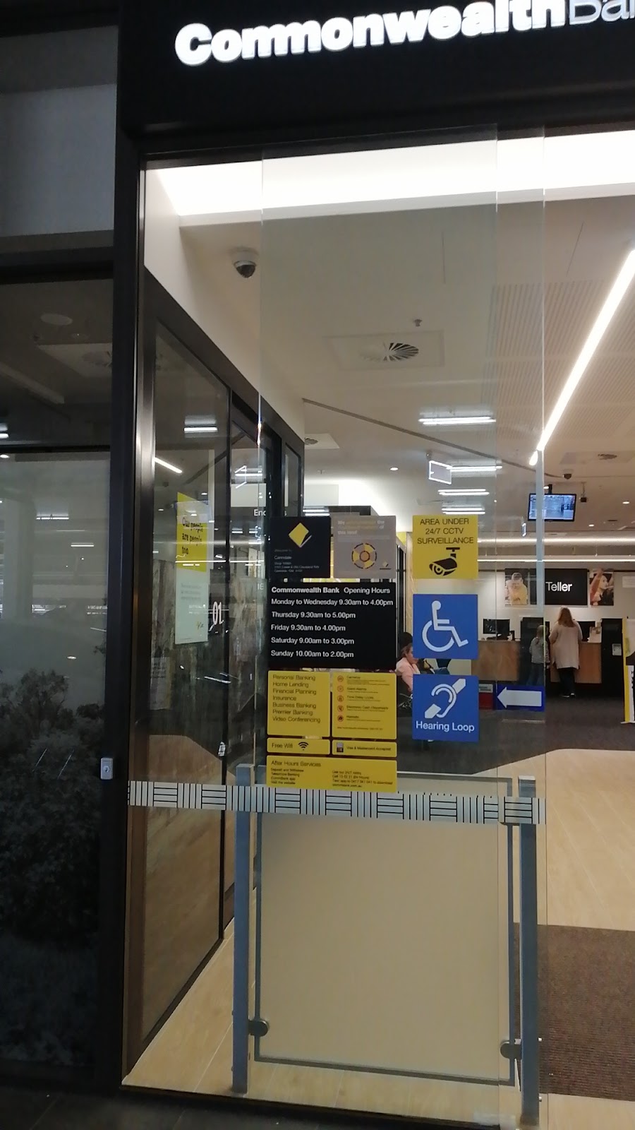 Commonwealth Bank Carindale Branch | bank | Shop 1096, Carindale Shopping Centre Cnr Creek &, Old Cleveland Rd, Carindale QLD 4152, Australia | 0733984457 OR +61 7 3398 4457