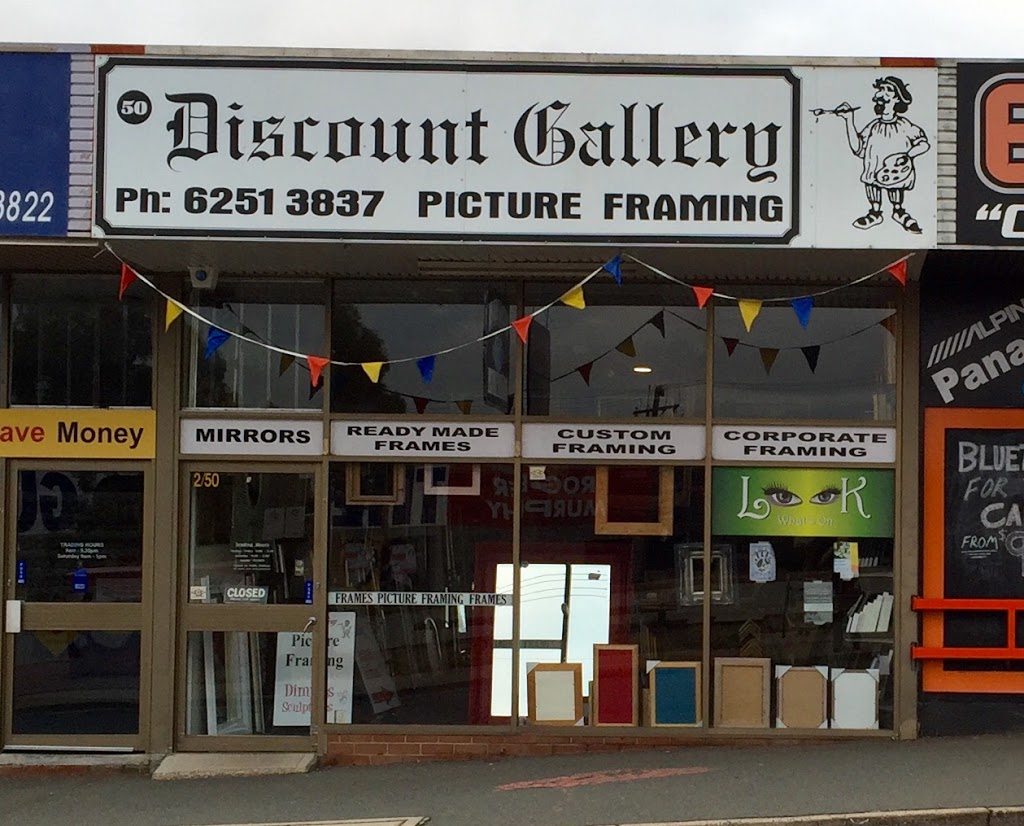 Discount Gallery | 50 Weedon Cl, Belconnen ACT 2617, Australia | Phone: (02) 6251 3837