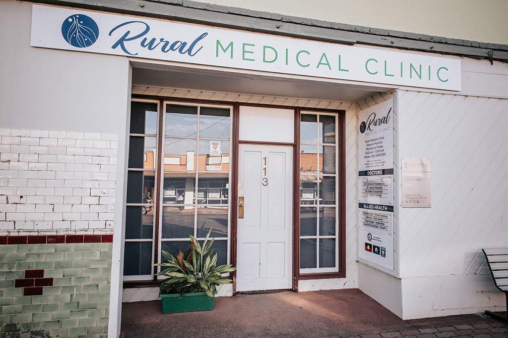 Rural Medical Clinic | hospital | 113 Manilla St, Manilla NSW 2346, Australia | 0267851095 OR +61 2 6785 1095