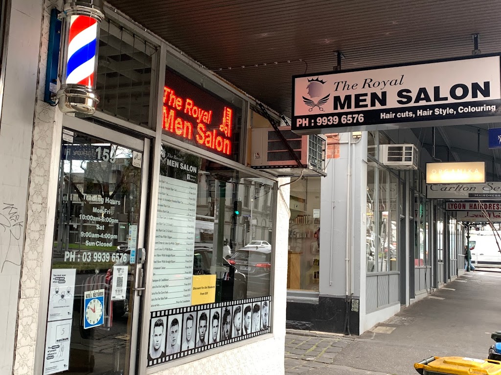 The Royal Men Salon | 159 Elgin St, Carlton VIC 3053, Australia | Phone: (03) 9939 6576